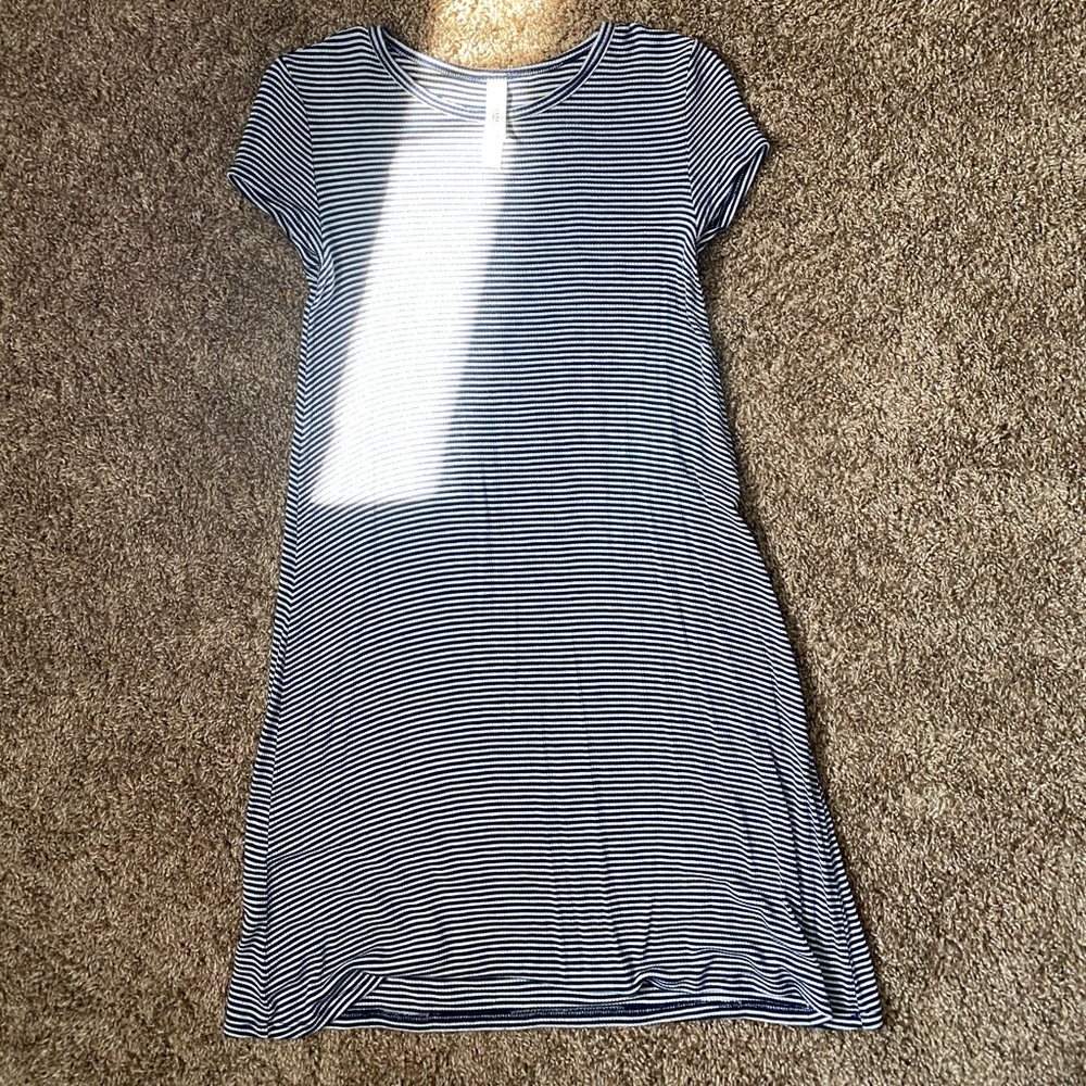 Black and white t shirt dress